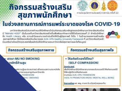 MU03P_กิจกรรมสร้างเสริมสุขภาพนักศึกษา